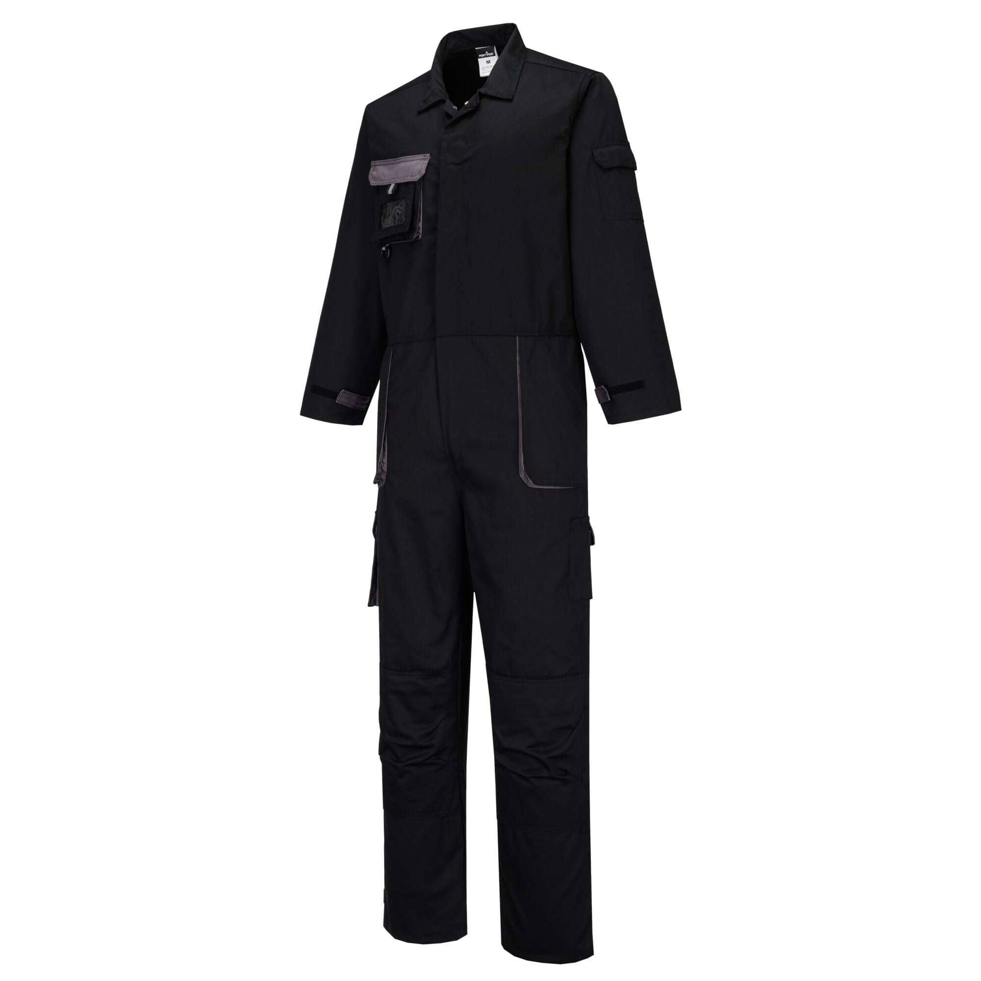 Portwest Combinaison Portwest Texo Contrast, Couleur: Noir, Taille: XXXL, TX15BKRXXXL