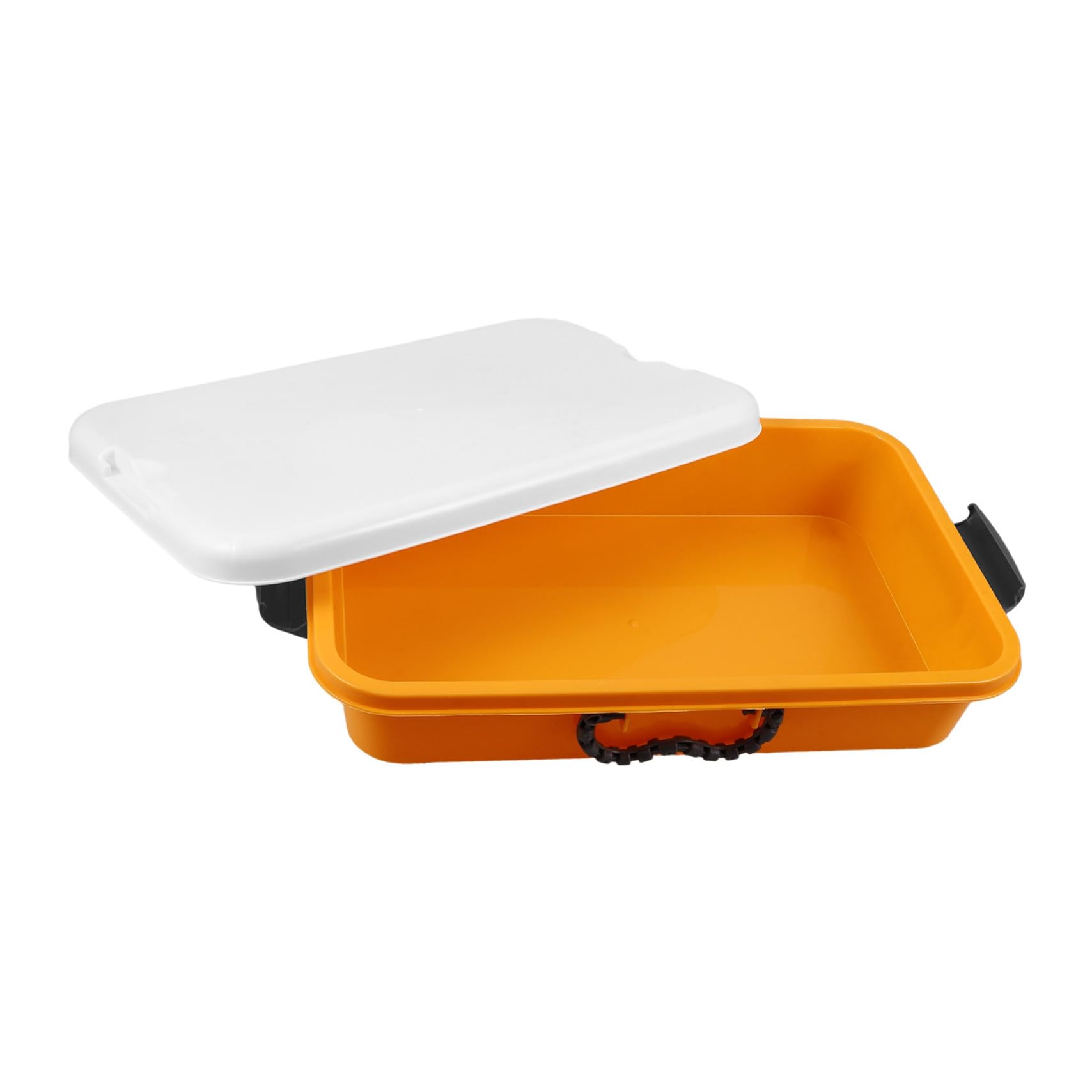 BESPORTBLE Portable Sand Tray with Lid Handheld Sandbox Storage Box for Sturdy Plastic Sensory Bin Bright Colors for Indoor Outdoor Play Activities