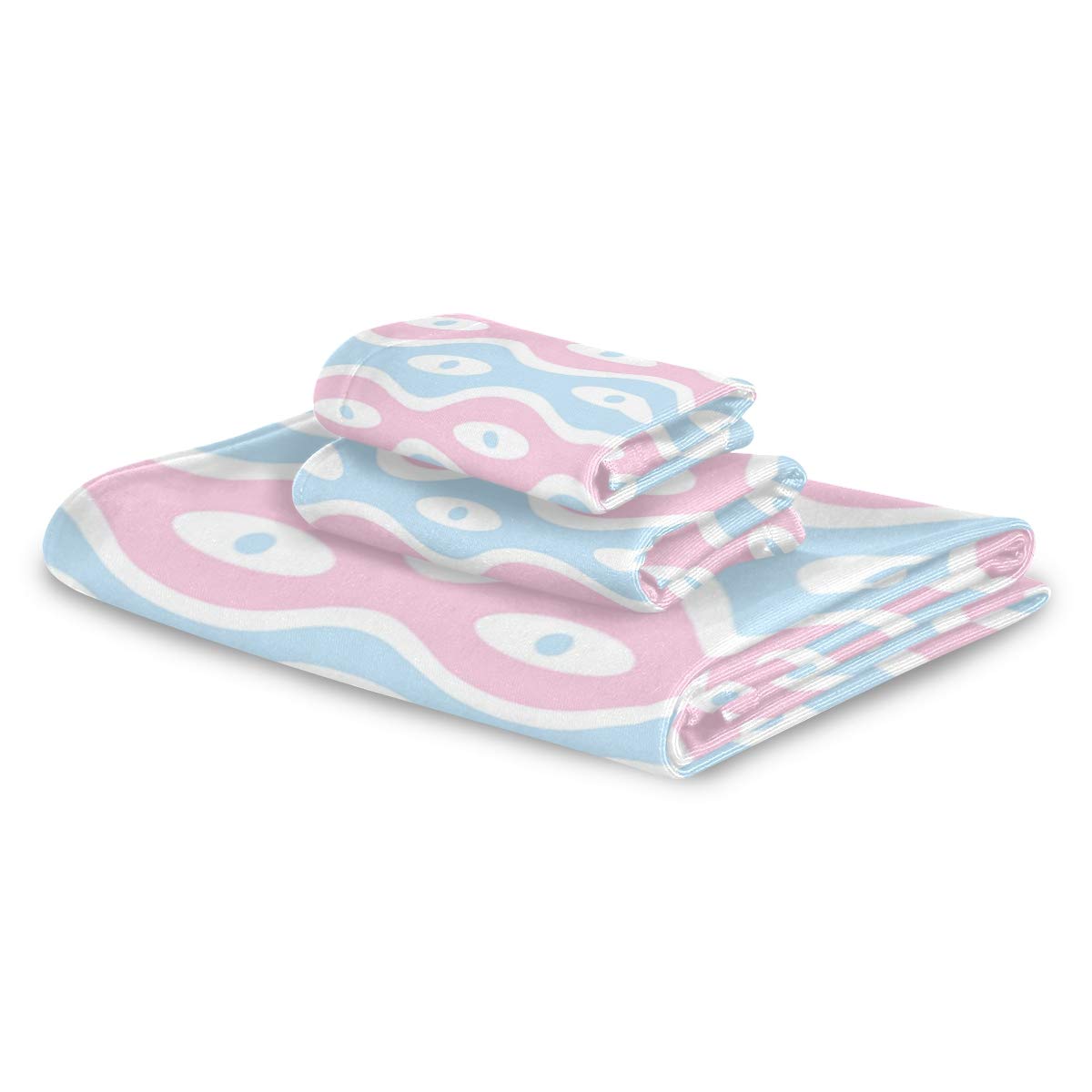MONTOJ Fresh Baby Color Washrag Badetuch, Handtücher, 3-teiliges Set