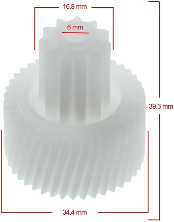 Moulinex Kıyma Makinesi Dişlisi, 39.3 mm, Siyah