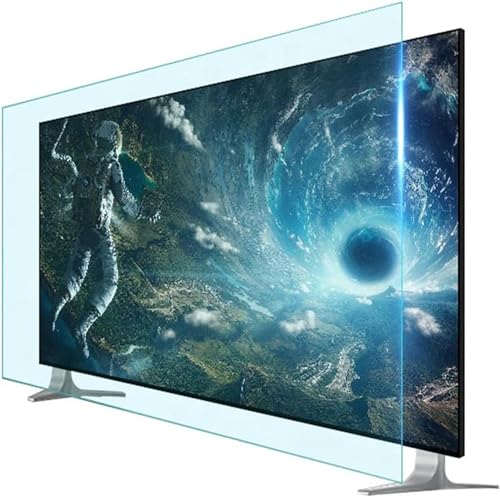 QPZMALSKY 32-50 inch Anti-Blue Light TV Filter Anti-UV/Anti-Scratch Anti-Reflective Screen Protector Panel, Fits LCD, LED, 4K OLED & QLED HDTV Displays,46inch(1017x570mm)