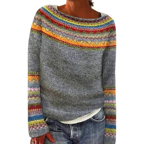 Pull Norvégien Femme Grande Taille Cover