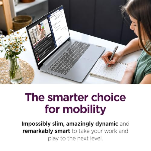 Image of Lenovo IdeaPad Slim 3i Laptop Computer, 15.6 inch FHD Display, 8GB DDR5 RAM, 128GB SSD, Intel N150, Long Battery Lifes, Numeric Keypad, Windows 11 with Microsoft 365, Portable for Work & Study