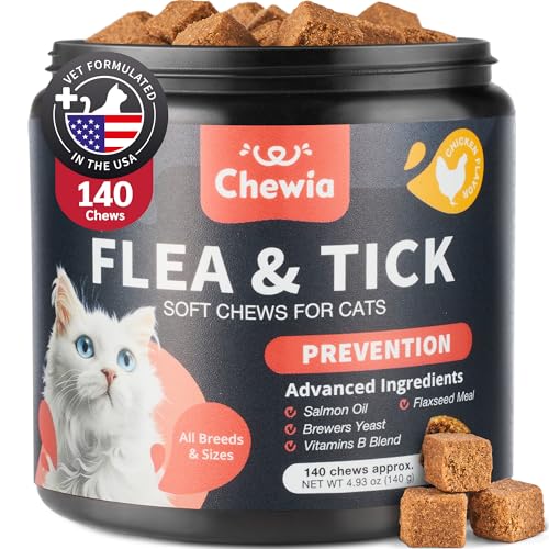 Flea Treatment for Cats - Daily Oral Cat Flea and Tick Treatment ...