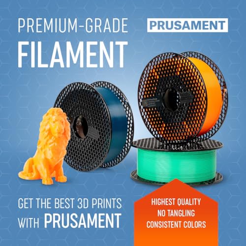 Image of Prusament PETG Prusa Galaxy Black Filament 1.75mm 1kg Spool (2.2 lbs), Diameter Tolerance + /- 0.02mm