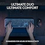 Logitech MX Keys S Combo - Performance Wireless Keyboard and Mouse with Palm Rest, Customizable Illumination, Fast Scrolling, Bluetooth, USB C, for Windows, Linux, Chrome, Mac - Image 2