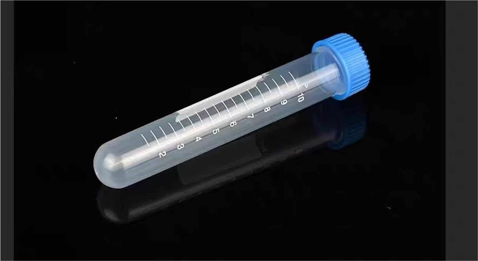 Provetta centrifuga da Laboratorio in plastica da Laboratorio con Tappo a Vite, 100 Pezzi/Confezione da 10 ml