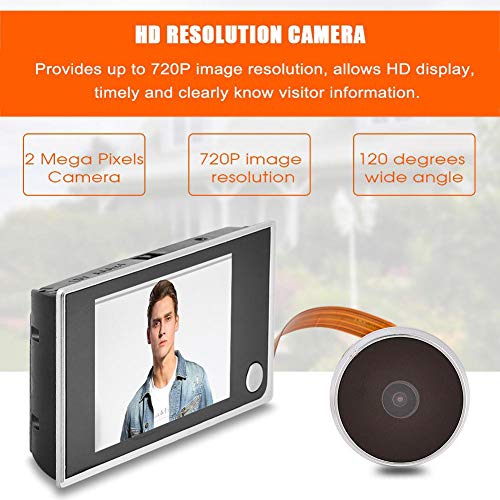 Smart security camera avec écran 3.5 pouces pour sécuriser votre entrée - 6