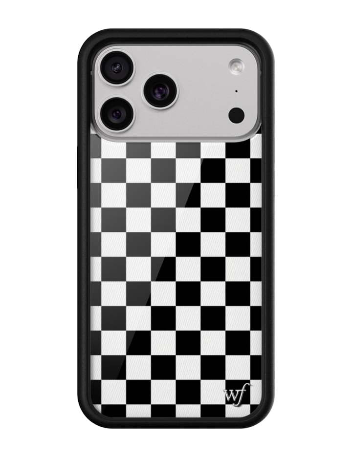 Image of Wildflower Cases - iPhone 17 Pro Max Compatible - Checkers Black