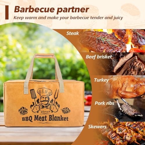 Wisreach Insulated BBQ Meat Resting Blanket, 18" Extra-Large Triple-Layer Brisket Bag - image 6