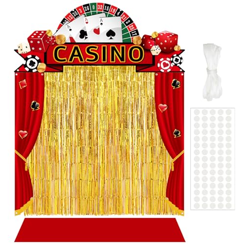 VitalCozy Casino Night Party Decorations Set