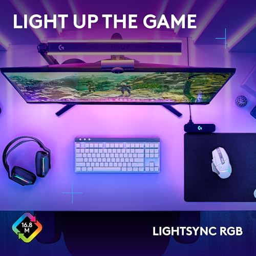 Image of Logitech G502 X Plus Lightspeed Wireless Gaming Mouse + G515 TKL Wireless Gaming Keyboard (Tactile) Bundle: White