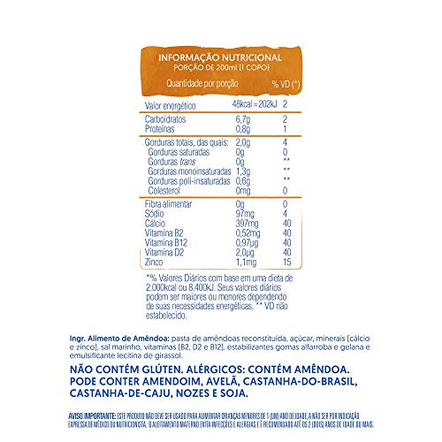 Silk Amêndoa - Bebida Vegetal, 1L