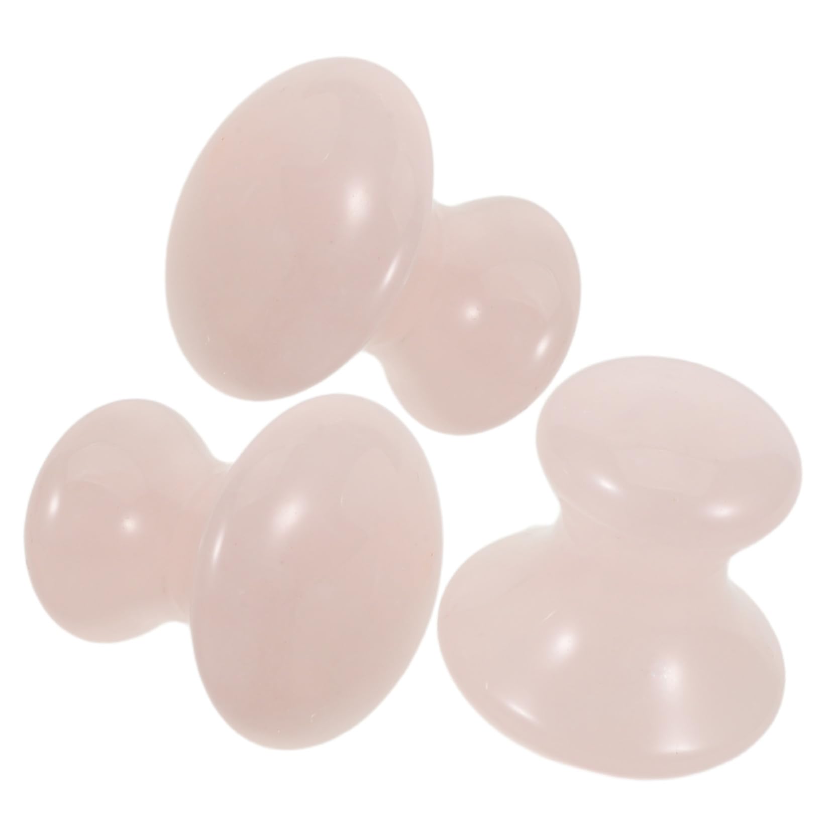 Beavorty 3pezzi Strumento Gua Sha Facciale in Cristallo Rullo Gua Sha Per Viso e Collo Tavola Per Raschiatura Del Viso Massaggiatore Portatile Per