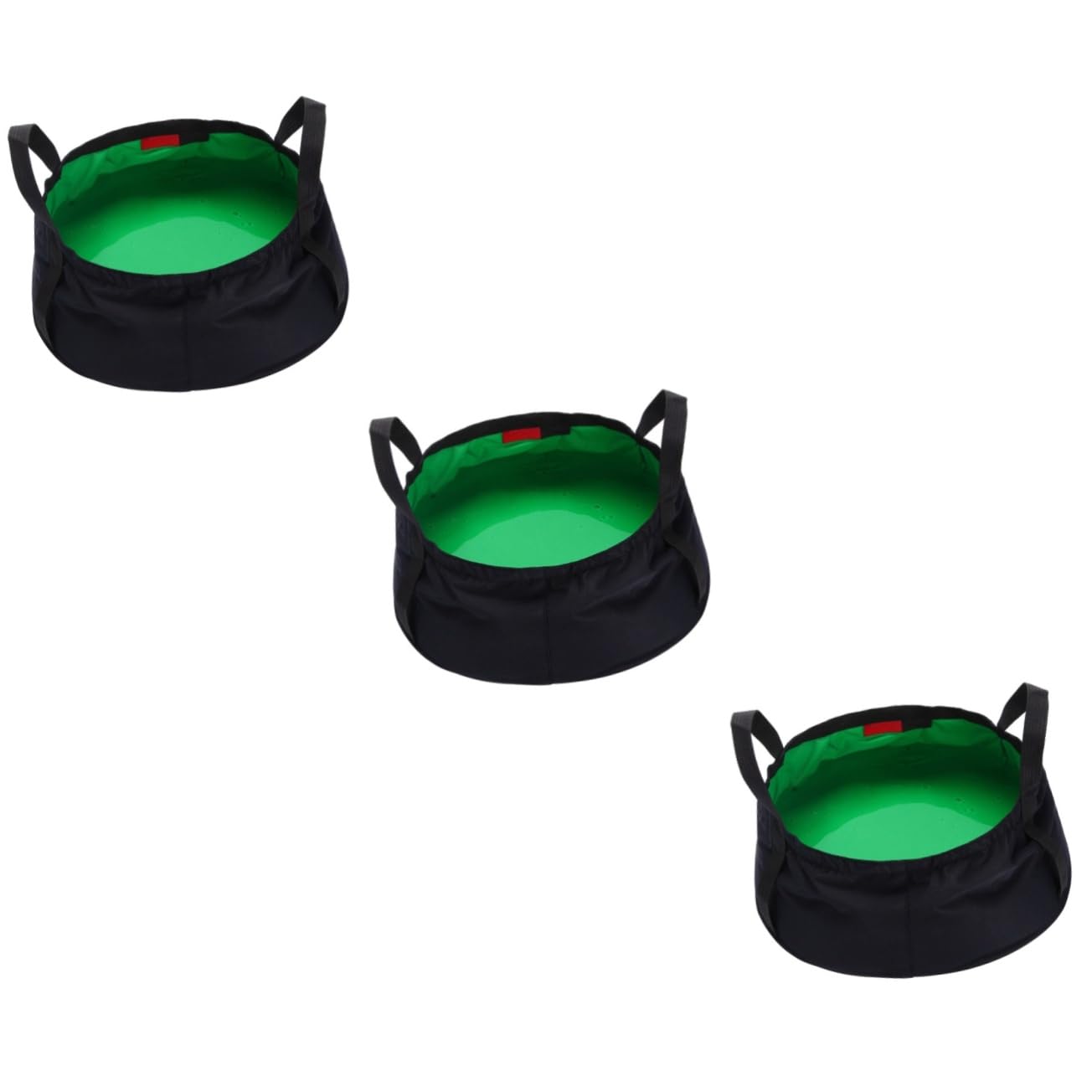 VANZACK 3St faltbecken angelspiel Pool Fishing Basin Drink Basin Klappbecken klare Spielkarte Angeln wäschewanne zusammenklappbarer Angeleimer Faltbarer Eimer draussen Wasserflasche Reisen