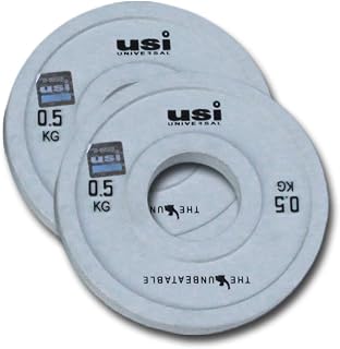 USI UNIVERSAL Weight Plates, FP 0.5Kg Fraction Olympic Weight Plates For Home Gym, Steel & PVC Constructions, Olympic Hole... Price In India