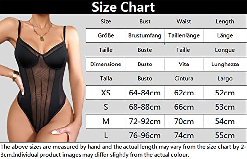 Body-Mujer-Sexy-Transparente-Tirantes-Bodysuit-sin-Mangas-Malla-Elastica-Ropa-Interior-Body-Mono-Leotardo-Backless-Jumpsuit-Fashion-Encaje-Going-Out-Tops