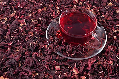Maui Hibiscus flowers. 1 Pound between(15 to16 oz) 100% Natural Dried Hibiscus Full Flower Cut & Sifted, 1 Pound Bulk Bag. 100% raw for perfect Hibiscus Tea or a cold drink. ( Whole Flower, no small pieces)