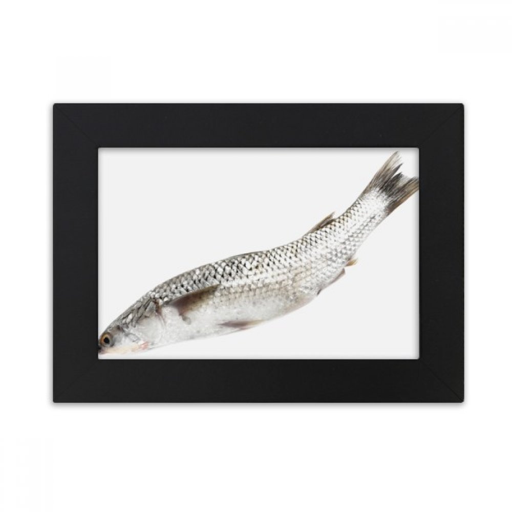 Cadre photo noir océan poisson frais 5x7 idéal pour décorer une table de salon