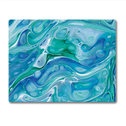 Tabla de cortar rectangular en vidrio templado 10x8 pulgadas miniatura 1