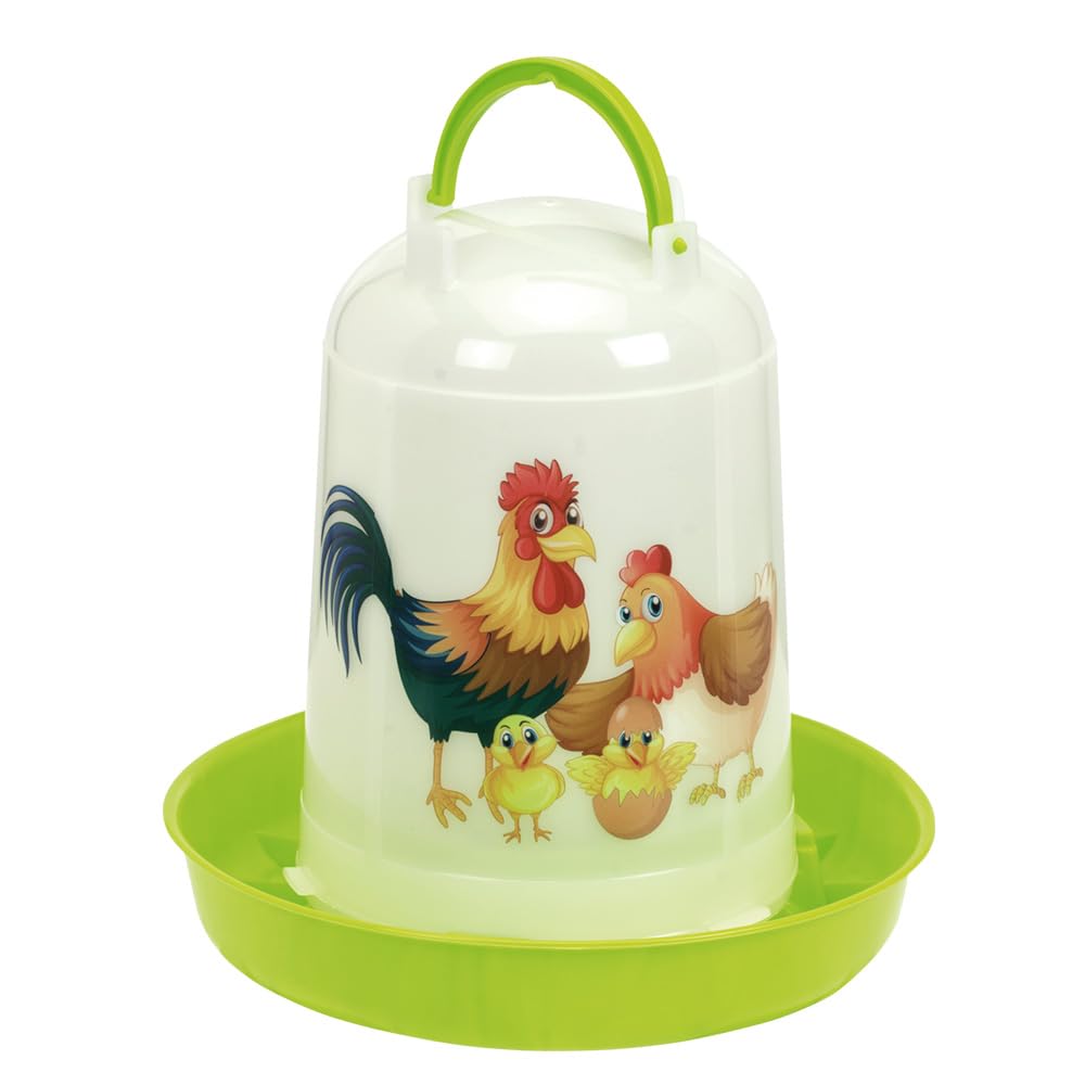 Nobby Pet Blanc Plastic Bird Feeder Happy