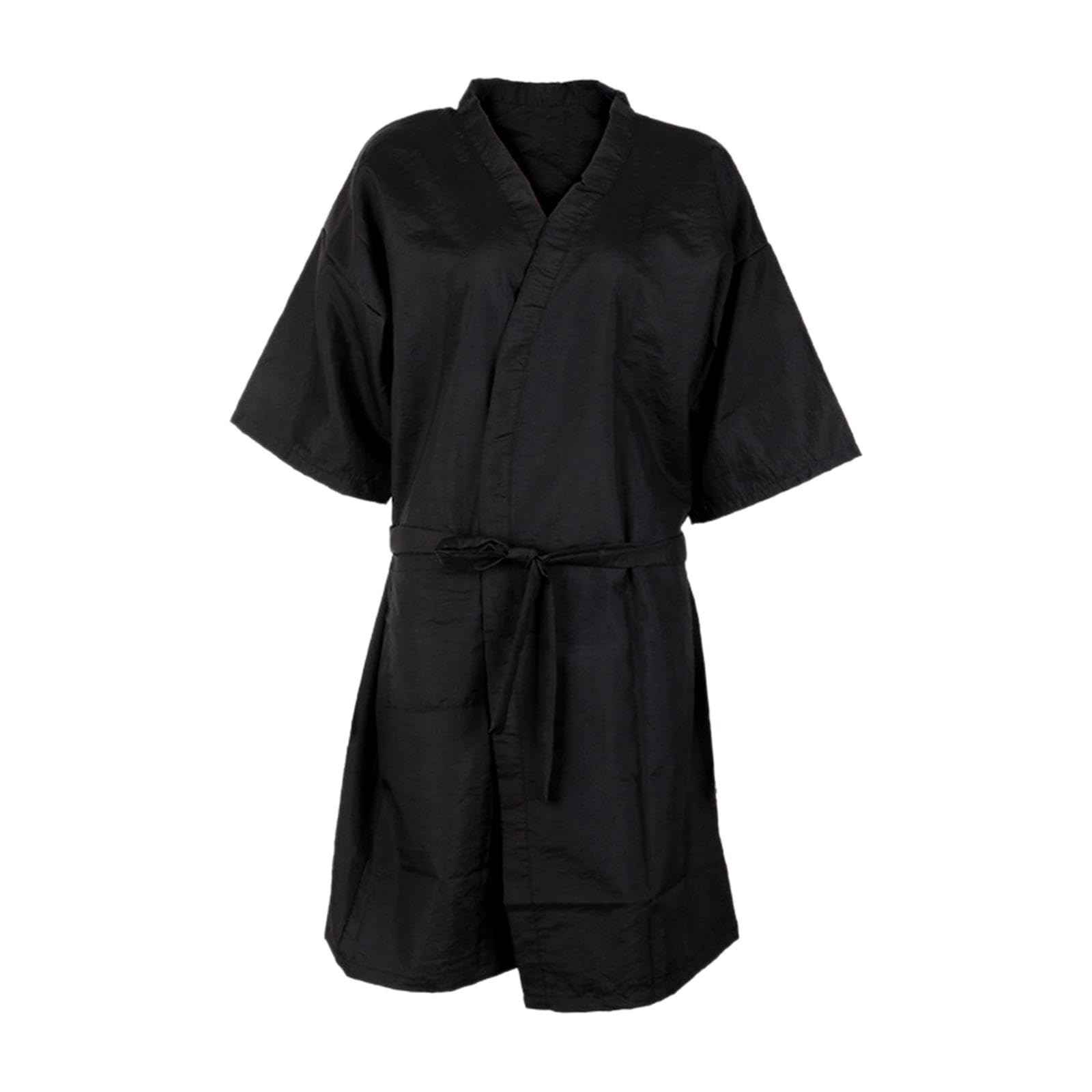 Fonowx s tipo kimono para salón de belleza, suave y cómoda con cinturón ajustable, s de peluquería, capas de corte de pelo para salón de belleza
