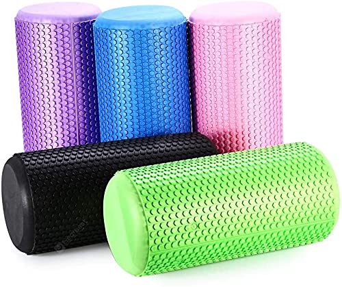 Marshal FitnessYoga Roller Pilates Gym Training Exercise Deep Tissue Massage Muscle Stretching Physiotherapy (Multicolor)- MFx-0009