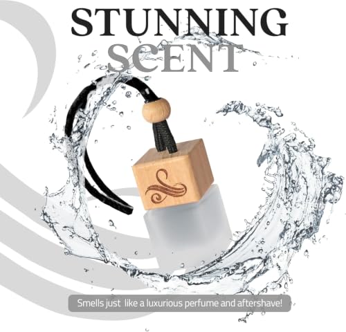 Image of Inviktus Car Air Freshener for Men | Long Lasting Car Cologne | Automotive Scent Perfume | Vent Clip Auto Air Freshener | Odor Eliminator Technology | Car Scents by Perfa