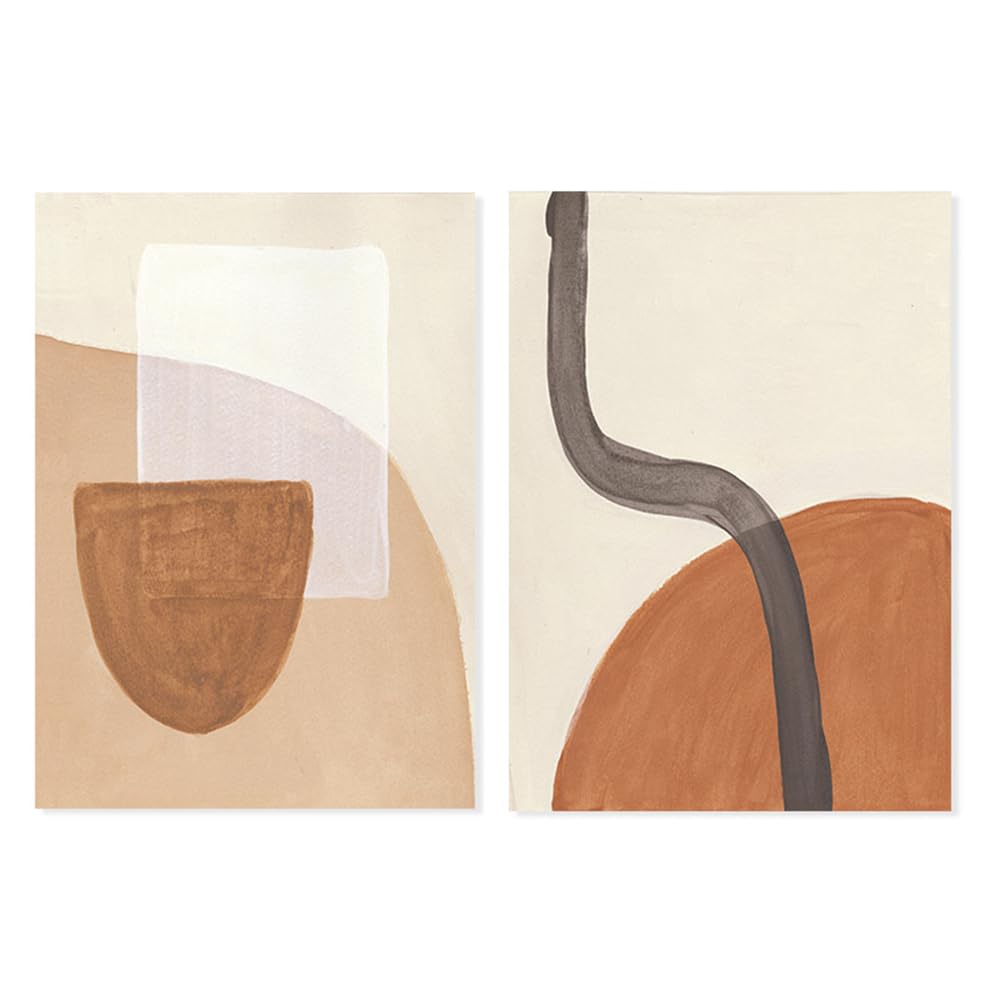 WUHBCZ Art Decor,Popular Abstract Boho Geometric Pictures Canvas Painting Wall Art Posters and Prints for Living Room Bedroom Kitchen Office Home Decoration-30 * 50cm*2PCS (No Frame)