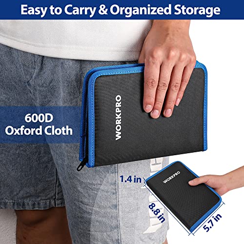 Workpro 33Pcs Precision Repair Tool Set Includes Pliers Set, Screwdrivers Set, Craft & Utility Knife, Tweezers, Electronic Repair Tool Kit With Pouch For Laptops, Phones, Computer & Gaming Accessories #TOP6