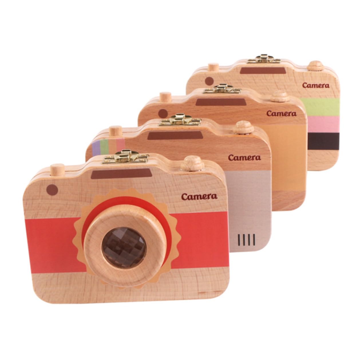 Cabilock 1 Caja Organizador De Recuerdos Para Niños Caja De De Recuerdo Caja De De Madera Diente De Leche De Madera Protector De Para Niños Bebé Nacarado Cámara
