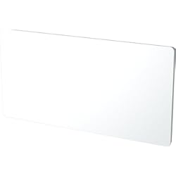 Panel De Cristal Cayenne botonera calefactor en cristal blanco LCD 1000 W