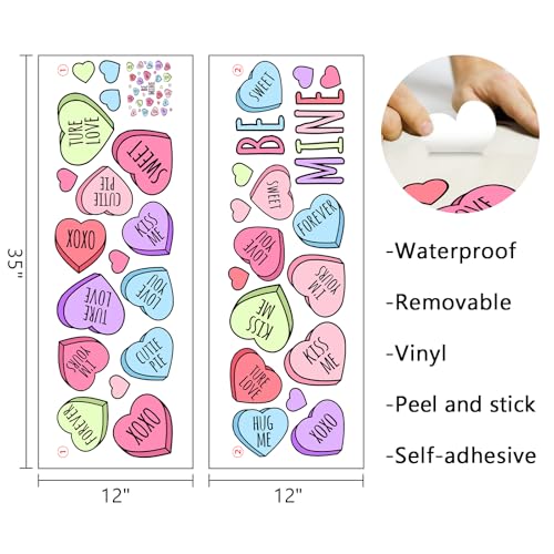 Vinilos decorativos Mfault Día de San Valentín 12x35 in miniatura 2