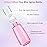 Cosywell Fine Mist Spray Bottle 3.4oz/ 100ml Empty Cosmetic Refillable Travel Containers Plastic Hair Spray Bottle Sprayer for Perfume Skincare Makeup Lotion (8color)