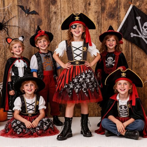 Disfraz de Pirata para Niñas Talla 9-11 Años miniatura 3