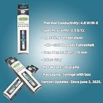 Net Weight 30 Grams Syringe with Bag Packaging Gray GD900 Thermal Conductive Grease Paste Silicone Compound Heat Sink Cooler BX30 (GD900-BX30*1 Piece) - Image 4