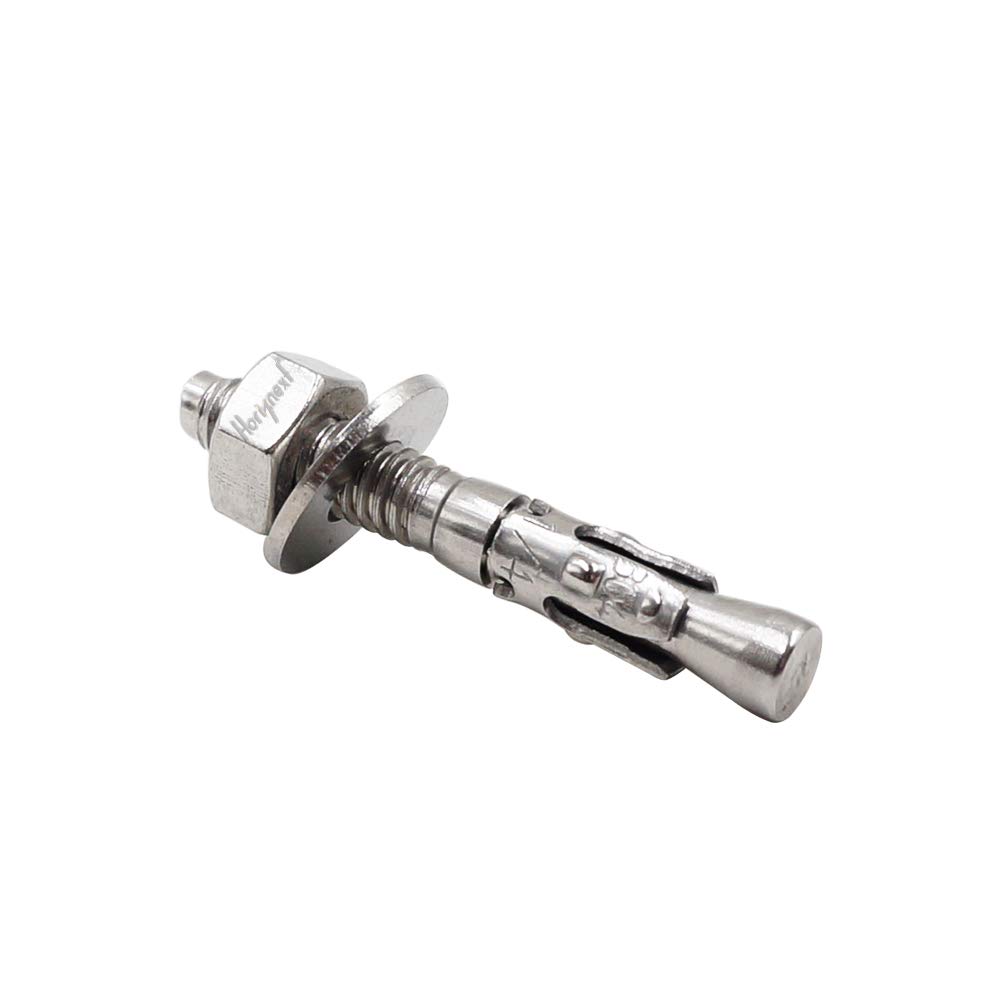 1/4" x 1-3/4" inch Stainless Steel Standard Strong Wedge Anchor, Fasteners for Concrete (4 pcs)
