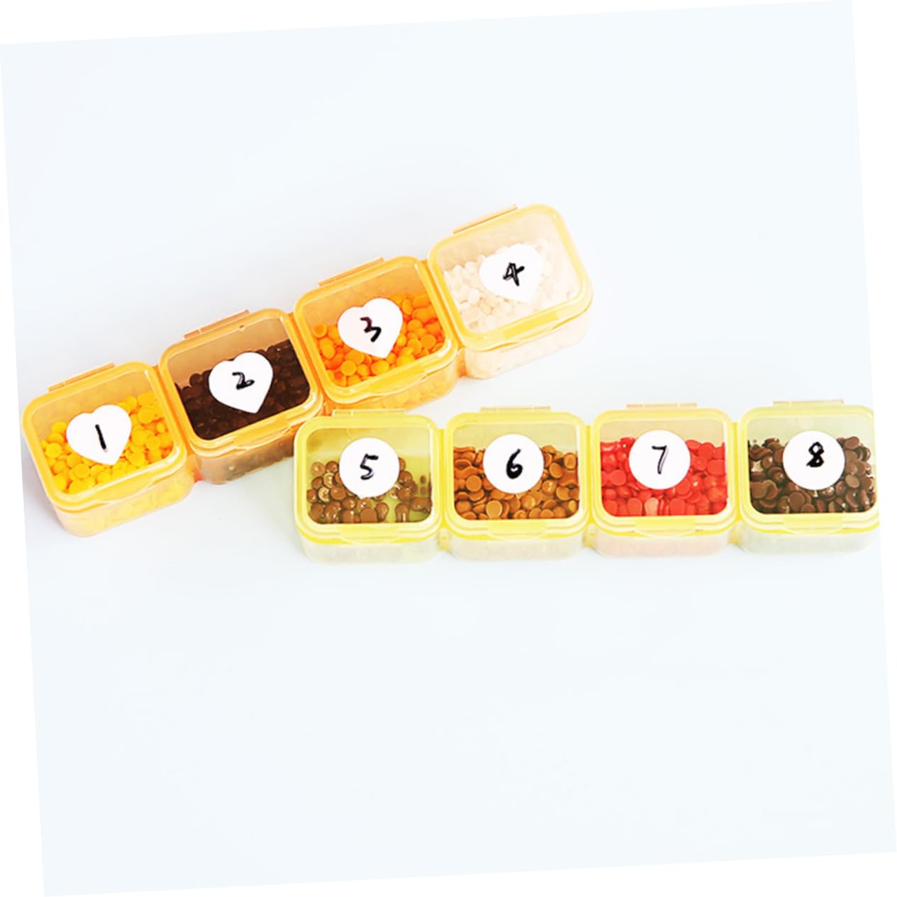 Housoutil 5 Set Etichette Adesive Autoadesive Per Classificazione Etichette Per Ufficio E Organizzazione Domestica 3 * 5