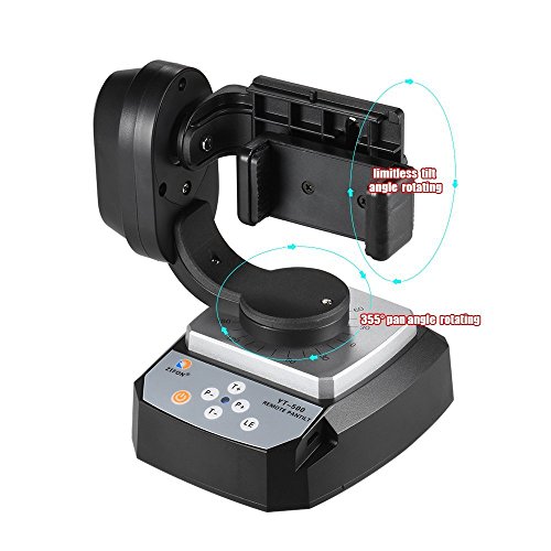 Mcoplus Yt-500 Remote Control Pan Tilt Head, Automatic Motorized Rotating Video Tripod Head For Smartphone Or Action Camera(Limited Weight Under 500G) #TOP3