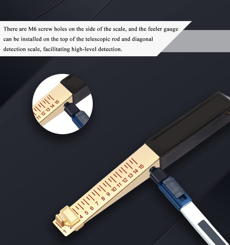 Door Blocker Ruler Rebanky 0.5mm Fire Door Gap Measure Door Gap Measuring Tool Fire Door ...