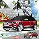 Autoabdeckung Ersatz für VW Tiguan SWB T-ROC Renault Captur, Universelle Sonnenfest Hälfte Autoabdeckung, Halbgarage UV Beständige Halbe Auto Abdeckplane Staubdicht Schneefest Outdoor Indoor