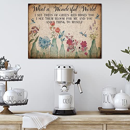 Plaque bois libellule tulipe rose objet decoration maison tableau rustique chic - 3