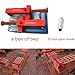 Tom tool LXQ 3.5-4.7 Inch Brick Line Clips Line Runners Sold In Pairs,Red