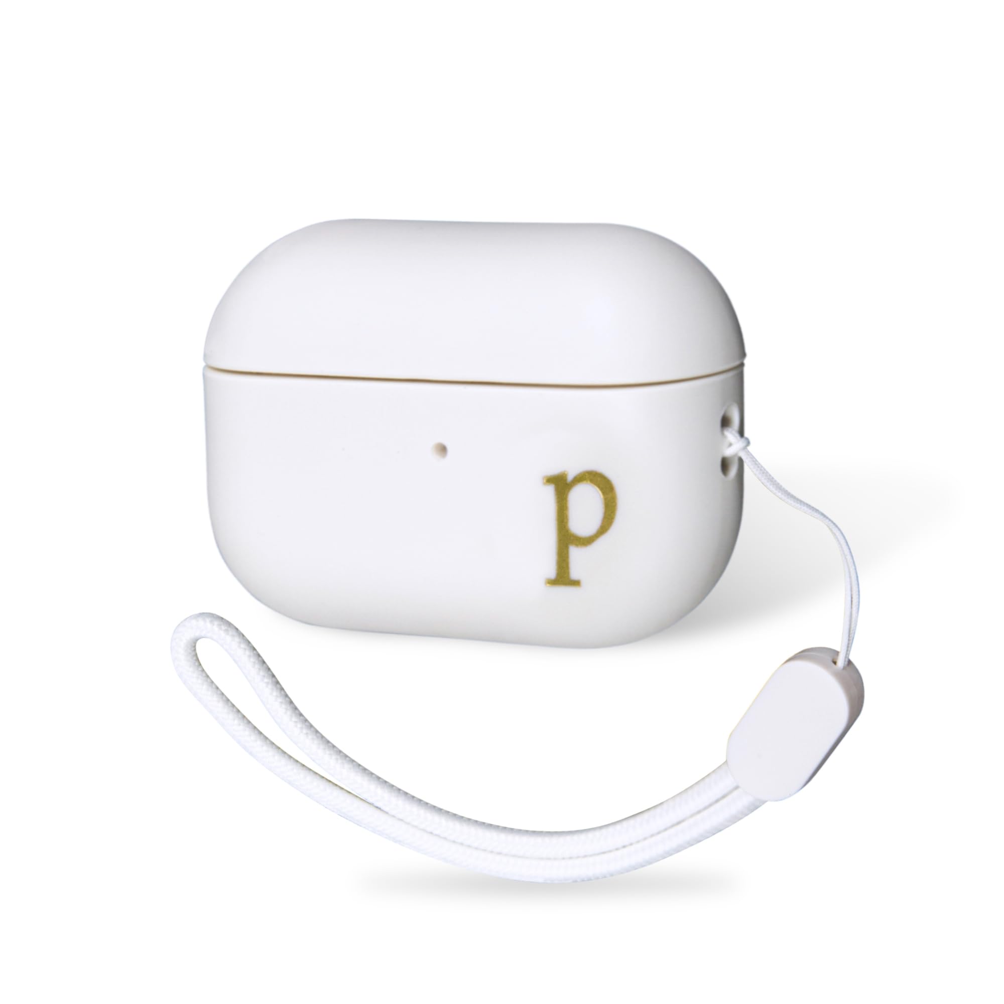 COLLECTIVE HOME - AirPods Pro 1st & 2nd Gen Case, Personalized Letter Design, Elegant & Secure with Lanyard, Premium TPU Material, Ideal for Stylish