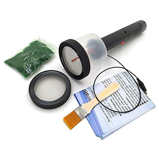 KKmoon Mini aplicador de flocado de hierba estática Aplicador de flocado maquina kit,ABS con mango antideslizante,para mesa de arena de modelado escénico de bricolaje