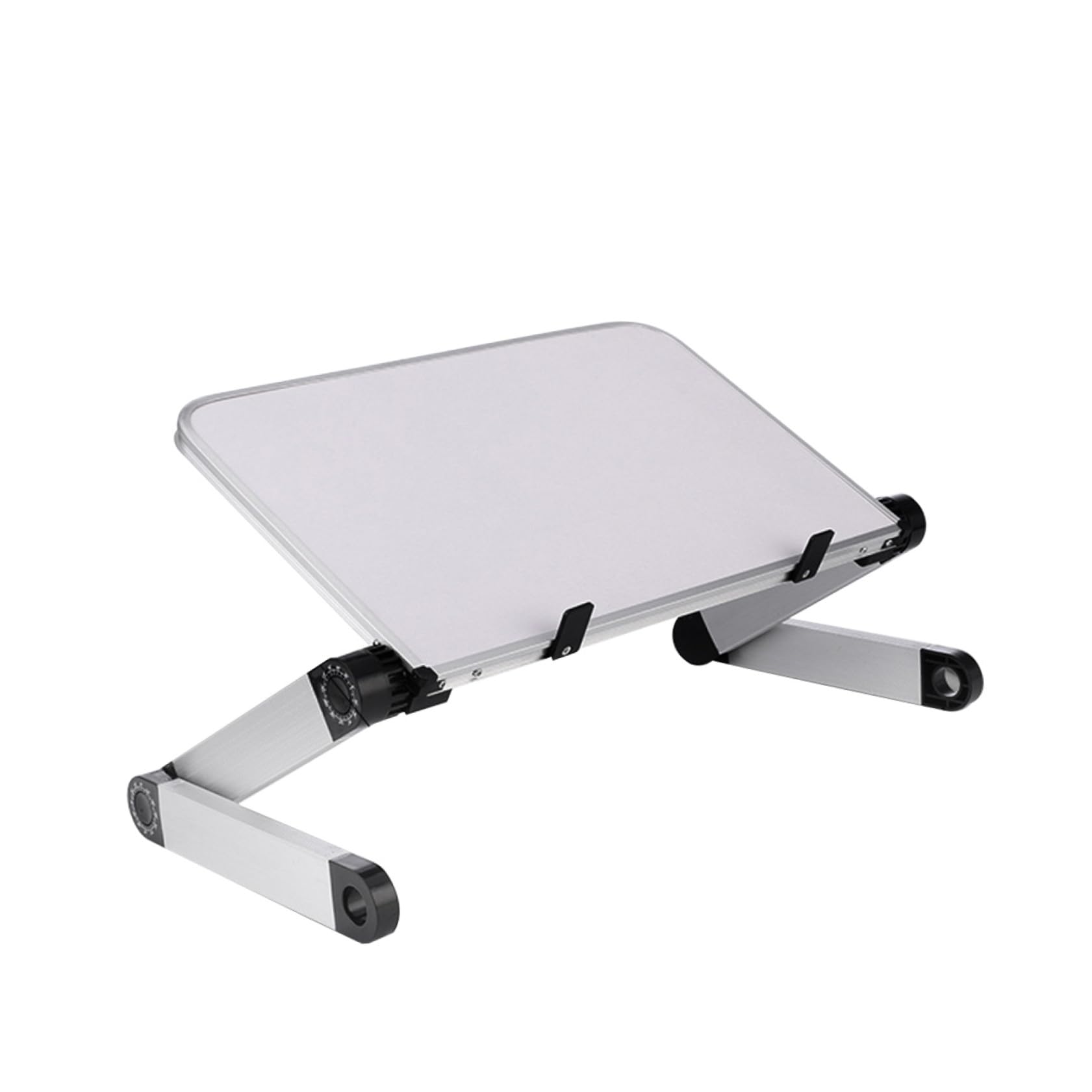 POPETPOP Ergonomic Laptop Riser Stand Desk Adjustable Aluminum Computer Accessory for Desk Vented Tablet Holder Fine Sandblasting Treatment