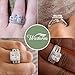 Wuziwen 4Ct Engagement Rings for Women Sterling Silver Cubic Zirconia Wedding Bridal Ring Set Size 6