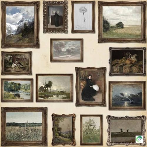 Affiches d'art vintage pour chambre esprit nature rétro campagne