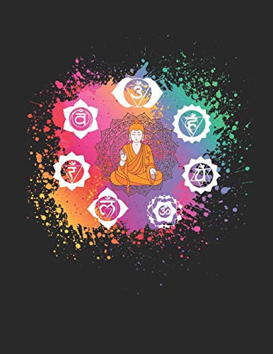 Achtsamkeitstagebuch: Notiere und plane deine täglichen Meditationen ♦ Sammle und fokussiere deine Gedanken ♦ Finde innere Ruhe und Gelassenheit ♦ A4+ Format ♦ Motiv: Chakren 2 (German Edition)