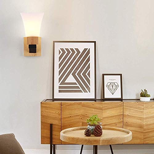 Preisvergleich Produktbild Mkjbd Wandlaterne Gartenlampe Wandleuchte Wandleuchte Hübsches Weißes Glas Schmiedeeisen Massivlampen Wandlampen Länge 13Cm Hoch 24Cm Nachttischlampe Nachtlampen Spiegel Scheinwerferlampen 5-15 Quadr